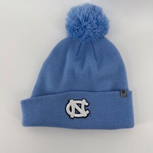 Top of the World UNC Tar Heels Light Blue Knit Pom Beanie Hat